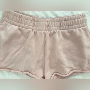 Soft terry low rise shorts